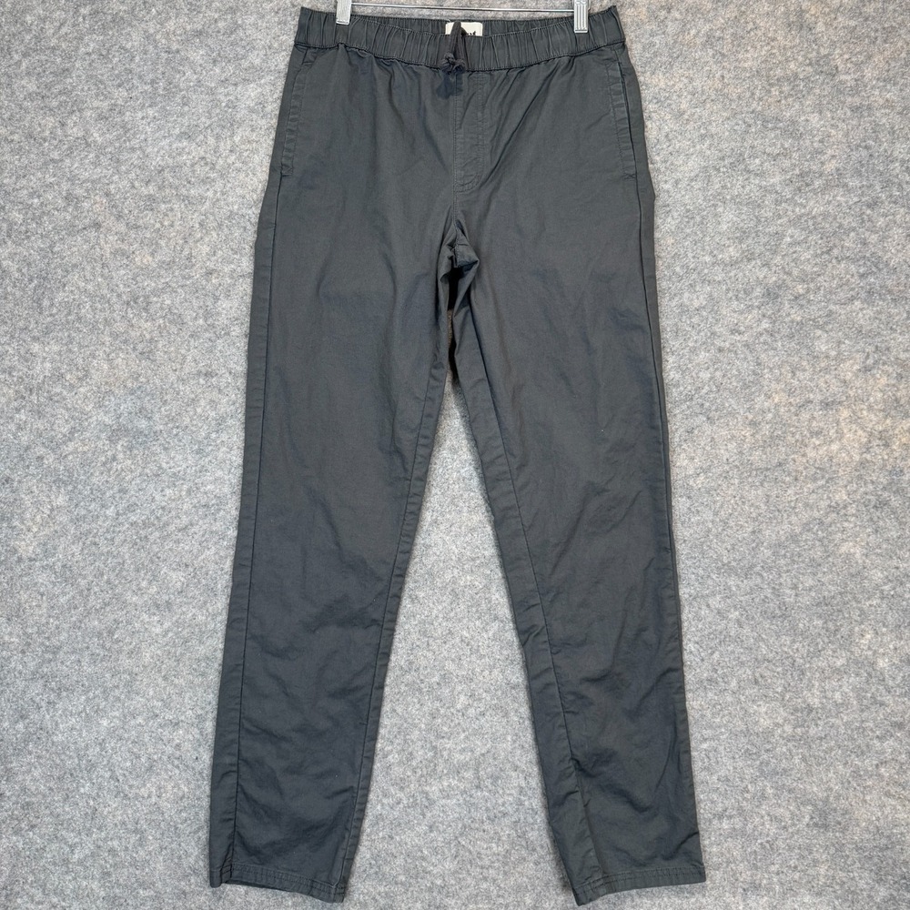 Pact Organic Twill Pants Mens Medium Drawstring Midweight Daily Casual Stretch
